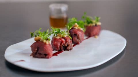 Red Beef Purse