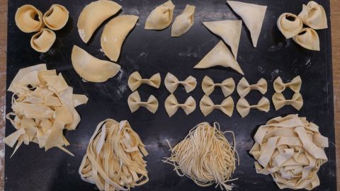 Part 1: Fresh pasta: Tagliatelle, Tagliolini and Farfalle