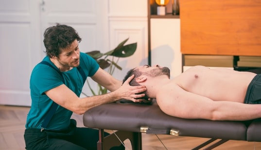 Relieve neck muscle tension