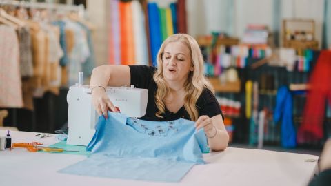 Hemming fabric