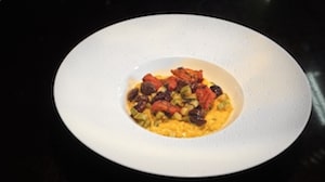 Risotto carnaroli riviera with pine nuts