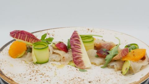 Fish carpaccio